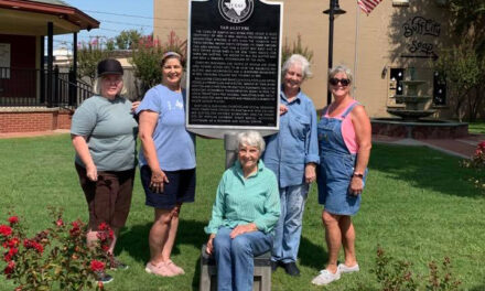Sister Grove Chapter Refinishes Historical Marker